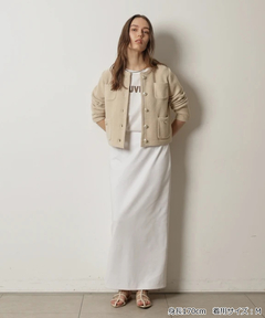 CADUNE(カデュネ) |柄編みジャケットカーデ