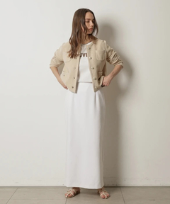 CADUNE(カデュネ) |柄編みジャケットカーデ