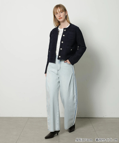 CADUNE(カデュネ) |柄編みジャケットカーデ