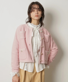 CADUNE(カデュネ) |柄編みジャケットカーデ