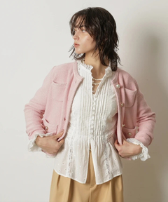 CADUNE(カデュネ) |柄編みジャケットカーデ