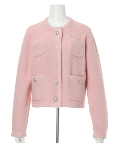 CADUNE(カデュネ) |柄編みジャケットカーデ