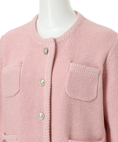 CADUNE(カデュネ) |柄編みジャケットカーデ