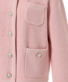 CADUNE(カデュネ) |柄編みジャケットカーデ