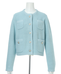 CADUNE(カデュネ) |柄編みジャケットカーデ