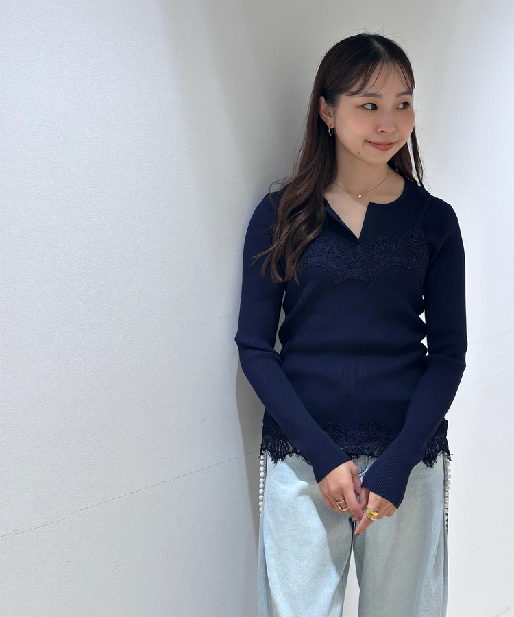 レースキャミ付きアンサンブル | アンサンブル | CADUNE（カデュネ