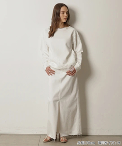 CADUNE(カデュネ) |パッチワークレーススウェット