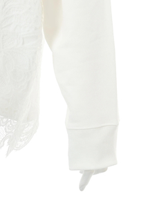 CADUNE(カデュネ) |パッチワークレーススウェット