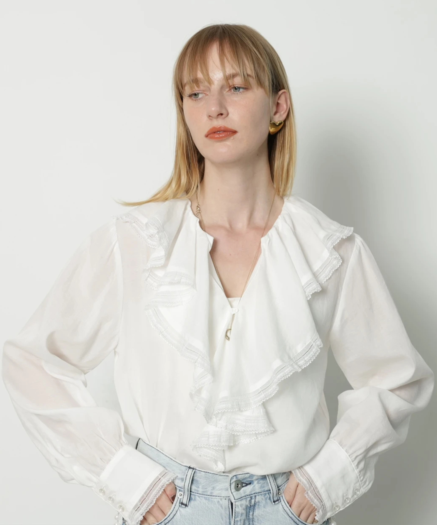 Arpege story ジレブラウス スタッフコーディネート】ジレブラウス｜niji｜Arpege story｜【公式