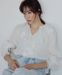 CADUNE(カデュネ) |ラッフルブラウス