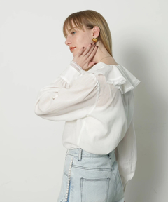 CADUNE(カデュネ) |ラッフルブラウス