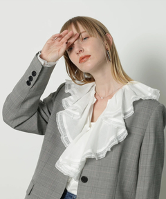 CADUNE(カデュネ) |ラッフルブラウス