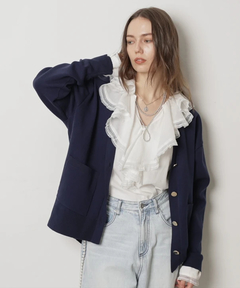 CADUNE(カデュネ) |ラッフルブラウス