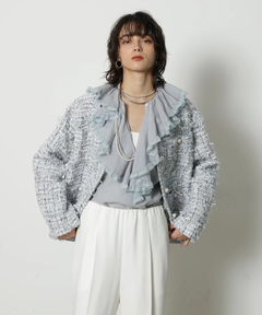 CADUNE(カデュネ) |ラッフルブラウス