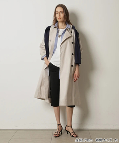 CADUNE(カデュネ) |レザーカラートレンチ