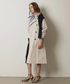 CADUNE(カデュネ) |レザーカラートレンチ