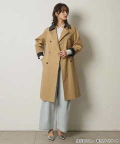 CADUNE(カデュネ) |レザーカラートレンチ