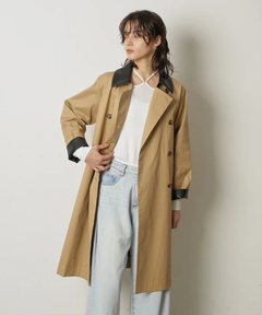 CADUNE(カデュネ) |レザーカラートレンチ