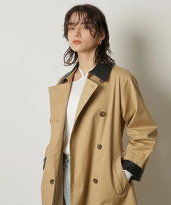 CADUNE(カデュネ) |レザーカラートレンチ