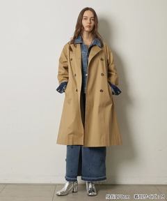 CADUNE(カデュネ) |レザーカラートレンチ