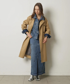 CADUNE(カデュネ) |レザーカラートレンチ