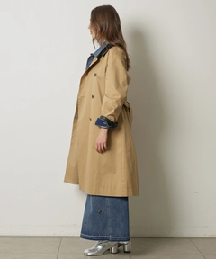 CADUNE(カデュネ) |レザーカラートレンチ