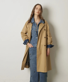 CADUNE(カデュネ) |レザーカラートレンチ