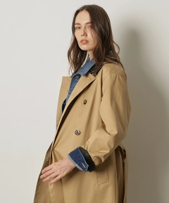 CADUNE(カデュネ) |レザーカラートレンチ