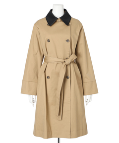 CADUNE(カデュネ) |レザーカラートレンチ