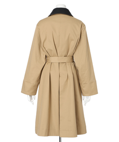 CADUNE(カデュネ) |レザーカラートレンチ