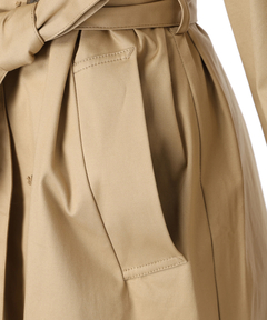 CADUNE(カデュネ) |レザーカラートレンチ