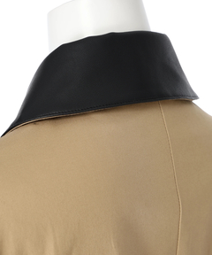 CADUNE(カデュネ) |レザーカラートレンチ