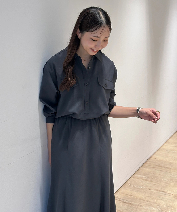 Arpege story ドロストシャツワンピース ドロストシャツワンピース | ワンピース | CADUNE（カデュネ