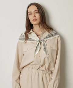 CADUNE(カデュネ) |ドロストシャツワンピース