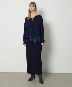 CADUNEカデュネ レースキャミブラウス ブラック レースキャミブラウス