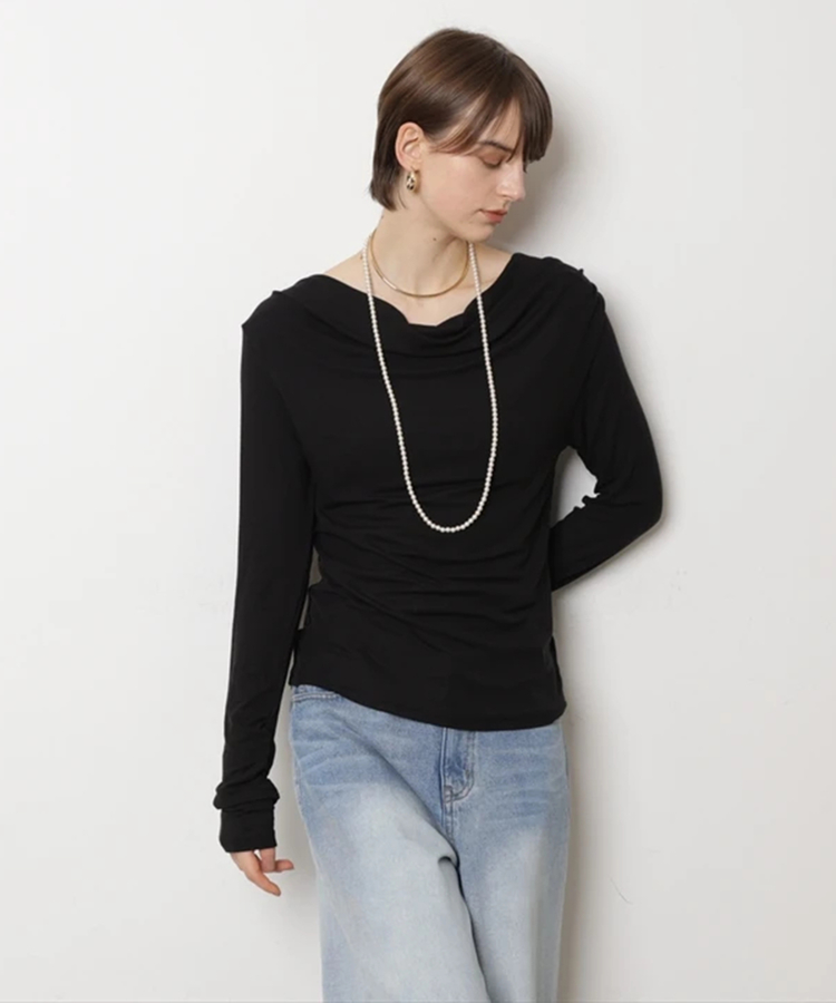 ドレープオフショルカットソー | Tシャツ・カットソー | CADUNE