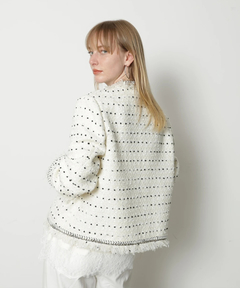 CADUNE(カデュネ) |トリミングツイードジャケット