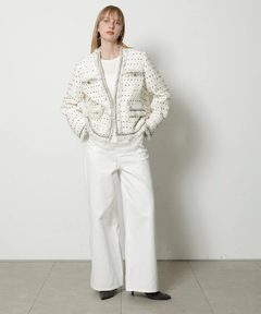 CADUNE(カデュネ) |トリミングツイードジャケット