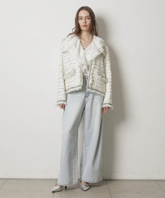 CADUNE(カデュネ) |トリミングツイードジャケット