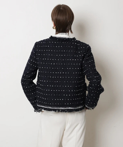 CADUNE(カデュネ) |トリミングツイードジャケット