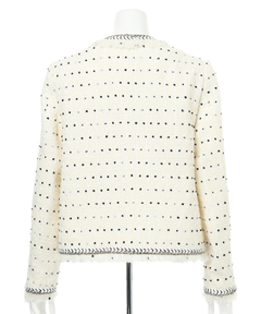 CADUNE(カデュネ) |トリミングツイードジャケット