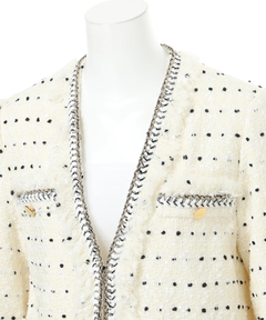 CADUNE(カデュネ) |トリミングツイードジャケット