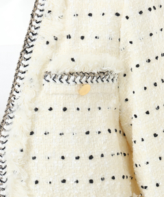 CADUNE(カデュネ) |トリミングツイードジャケット