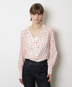CADUNE(カデュネ) |<神崎恵さんコラボ>プリントブラウス