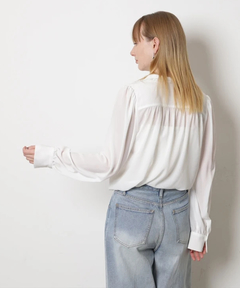 CADUNE(カデュネ) |<神崎恵さんコラボ>衿レースブラウス