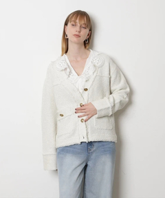 CADUNE(カデュネ) |<神崎恵さんコラボ>衿レースブラウス