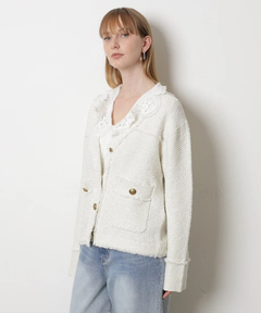 CADUNE(カデュネ) |<神崎恵さんコラボ>衿レースブラウス