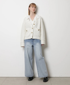 CADUNE(カデュネ) |<神崎恵さんコラボ>衿レースブラウス