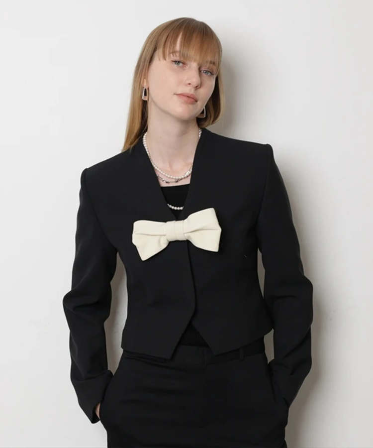 CADUNE(カデュネ) |<神崎恵さんコラボ>リボンジャケット