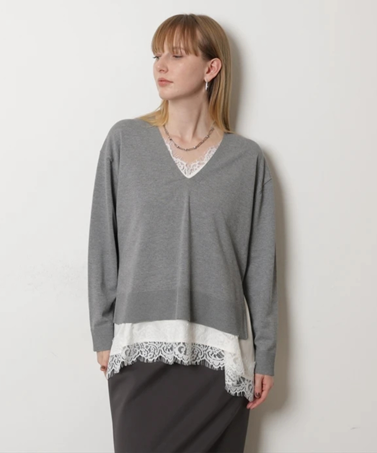 キャミ付きVニット | ニット | CADUNE（カデュネ） │【公式通販